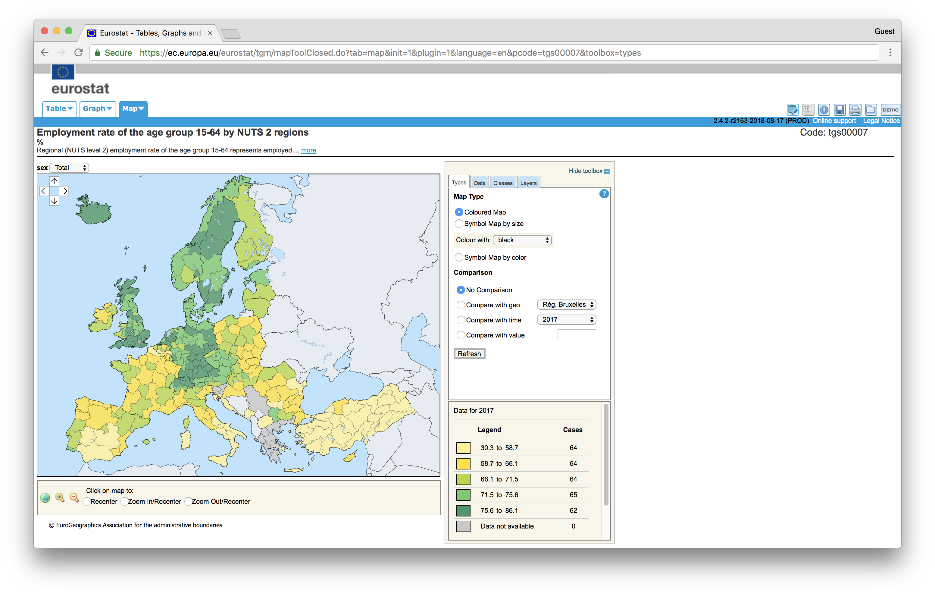 Screenshot from ec.europa.eu